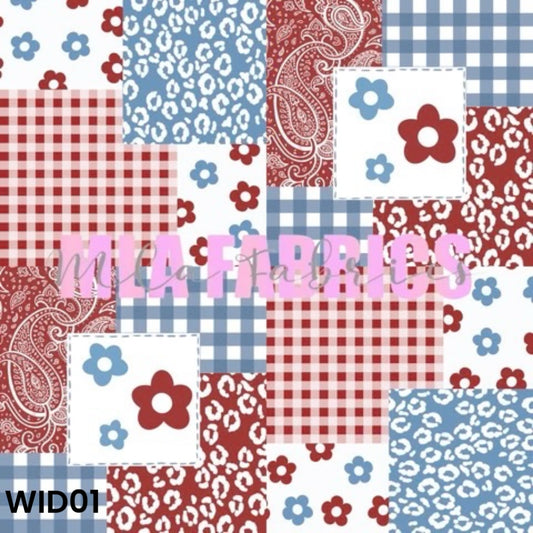 4th FLORAL/LEOPARD PATCHWORK