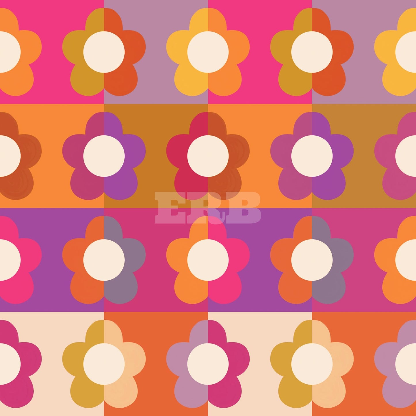 Floral stripe