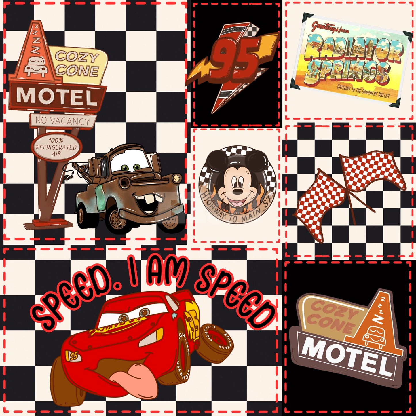 Cars patchwork