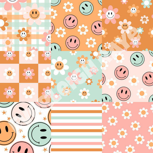 Daisy smile patchwork