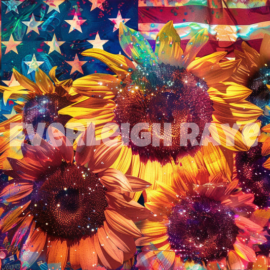 Glitter Sunflower