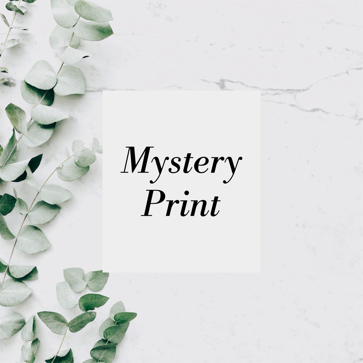 MYSTERY PRINT