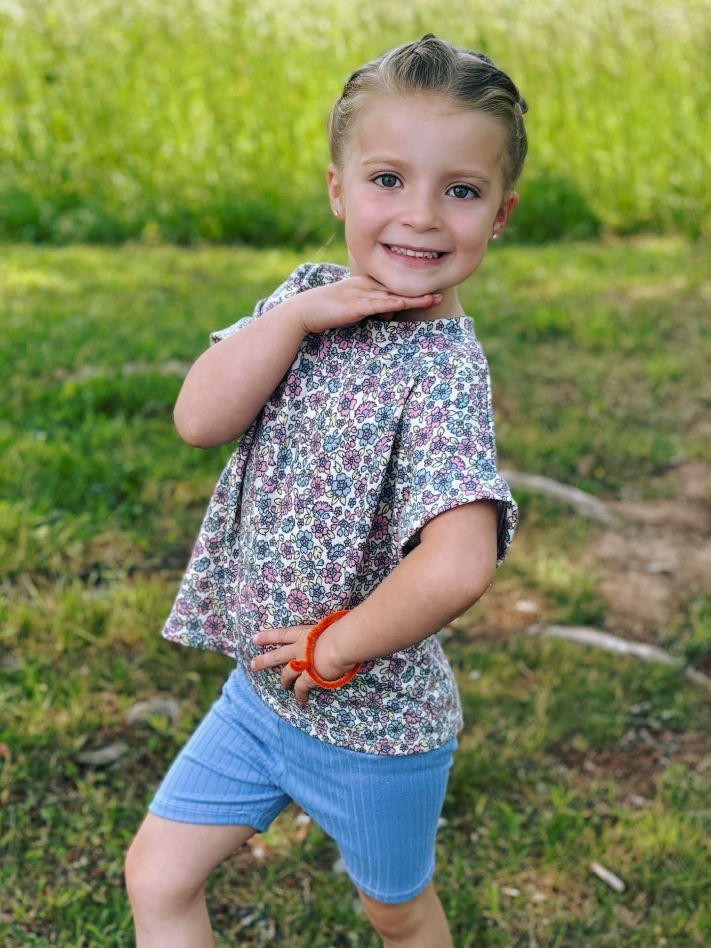 SHORT SLEEVE LOUNGE TOP (HEMMED)