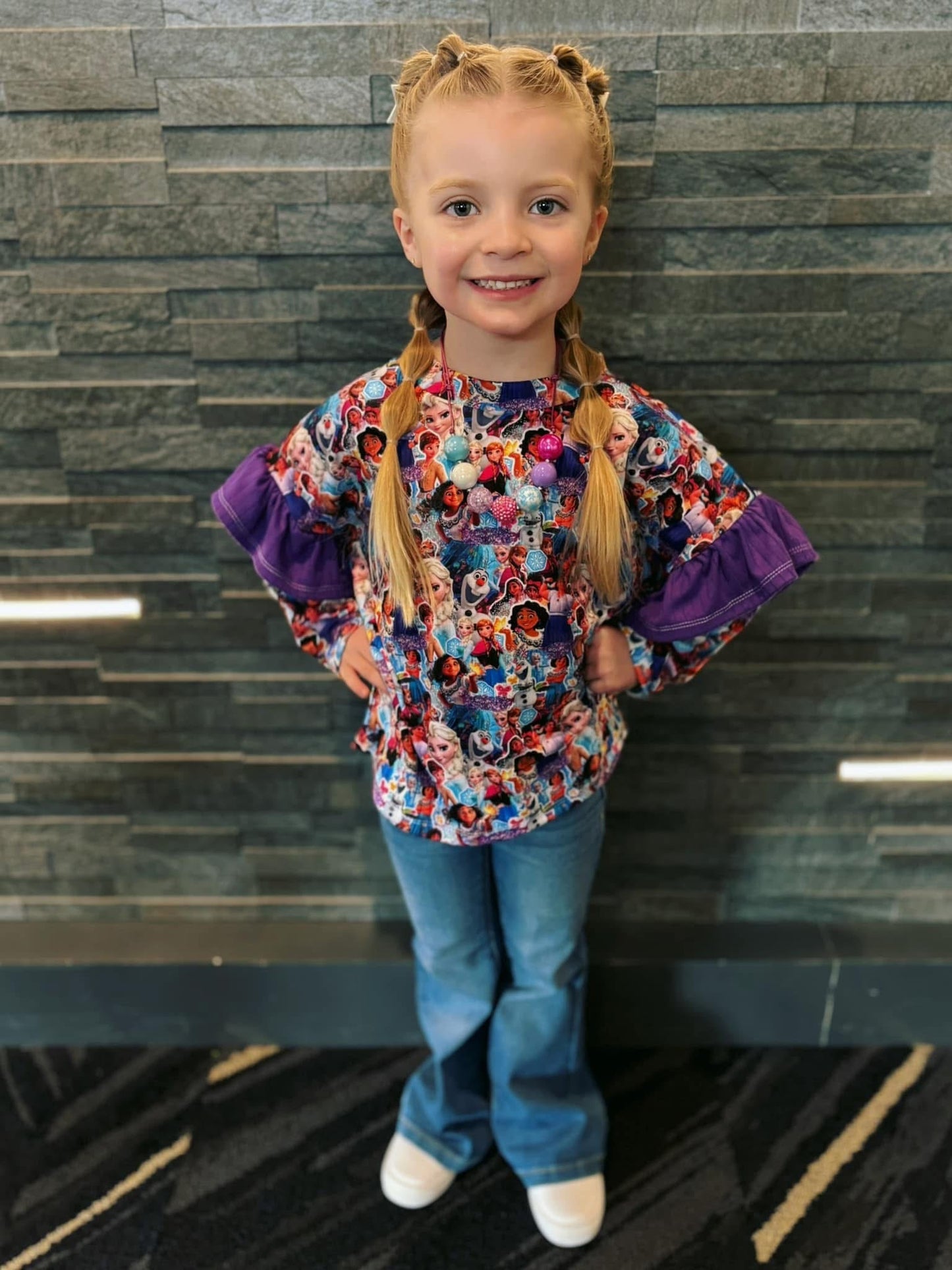 LONG SLEEVE RUFFLE LOUNGE