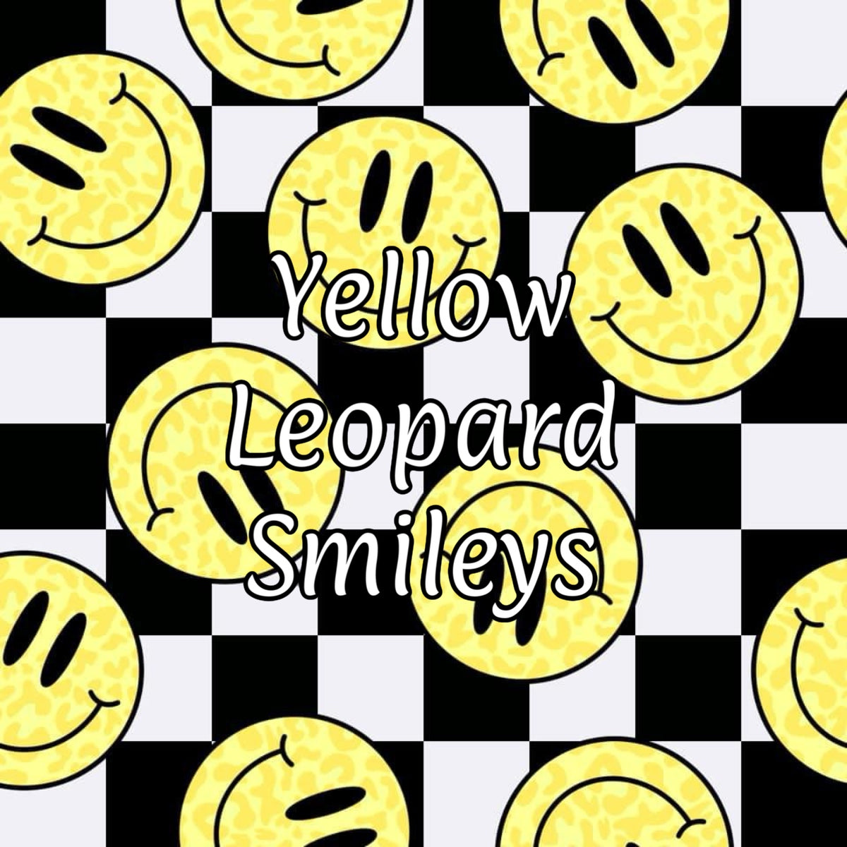 YELLOW LEOPARD SMILEYS