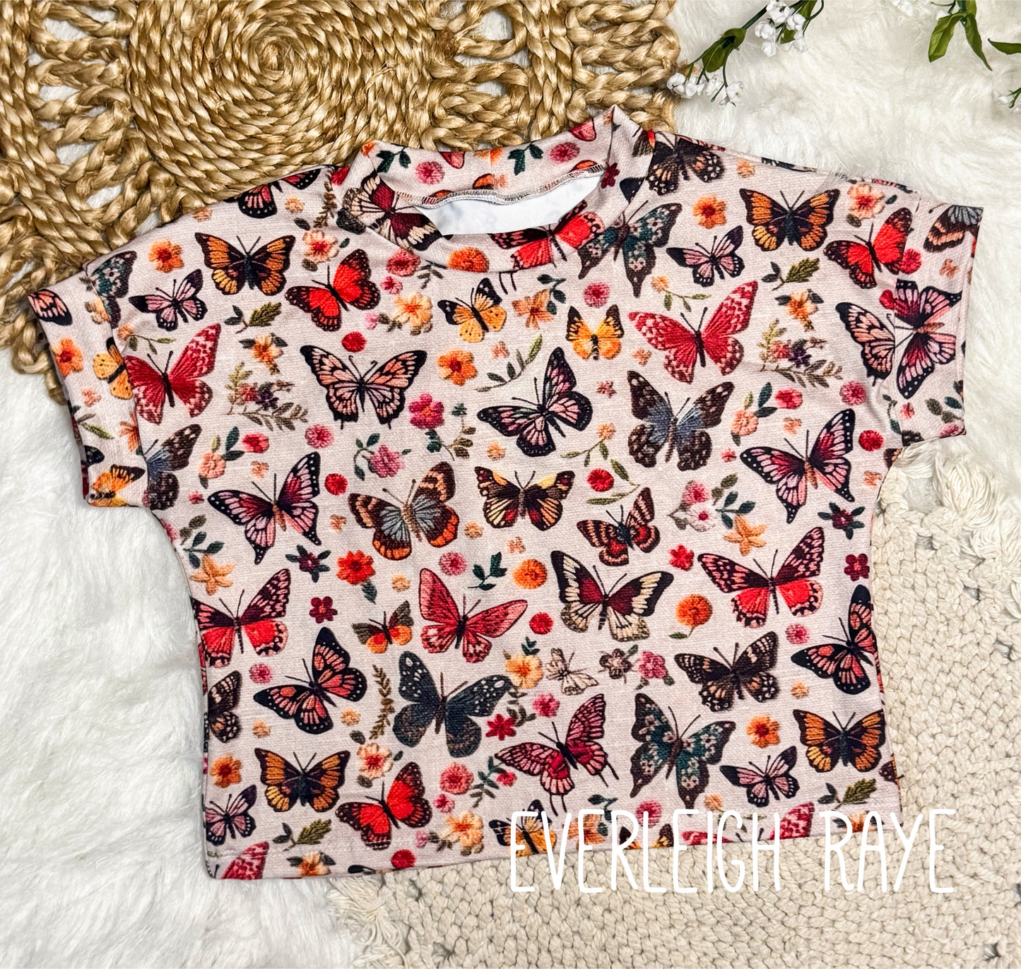 2T modest crop lounge tee