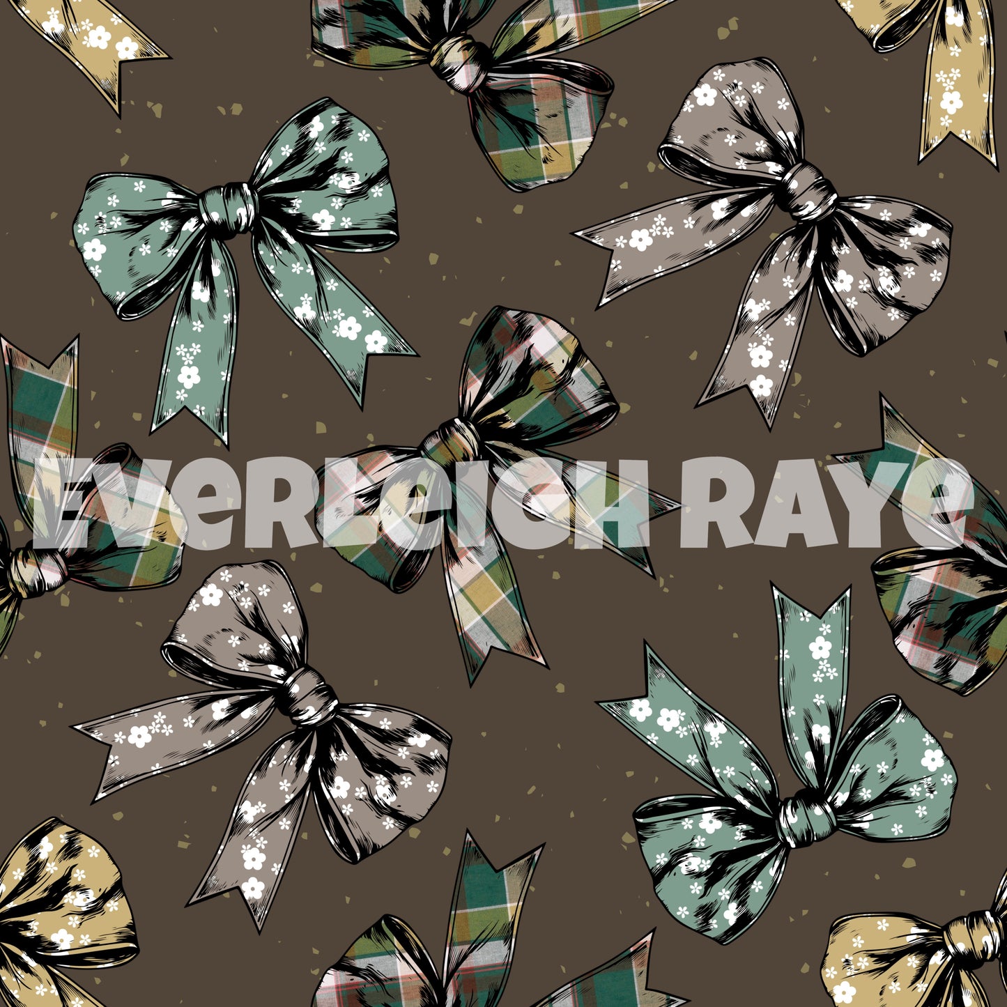 Brown Floral