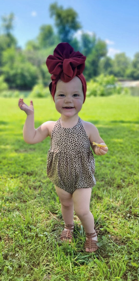 HALTER BUBBLE ROMPER
