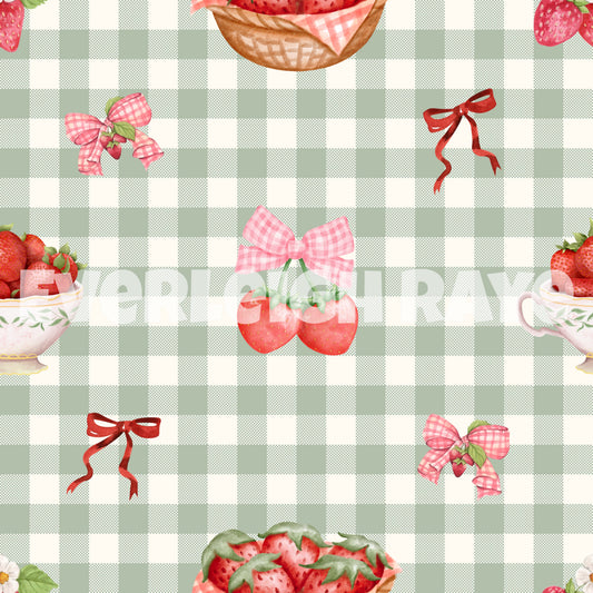 Gingham Strawberry