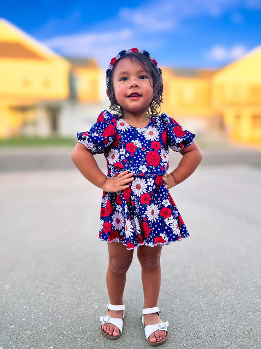 PUFF SLEEVE BRIELLE ROMPER