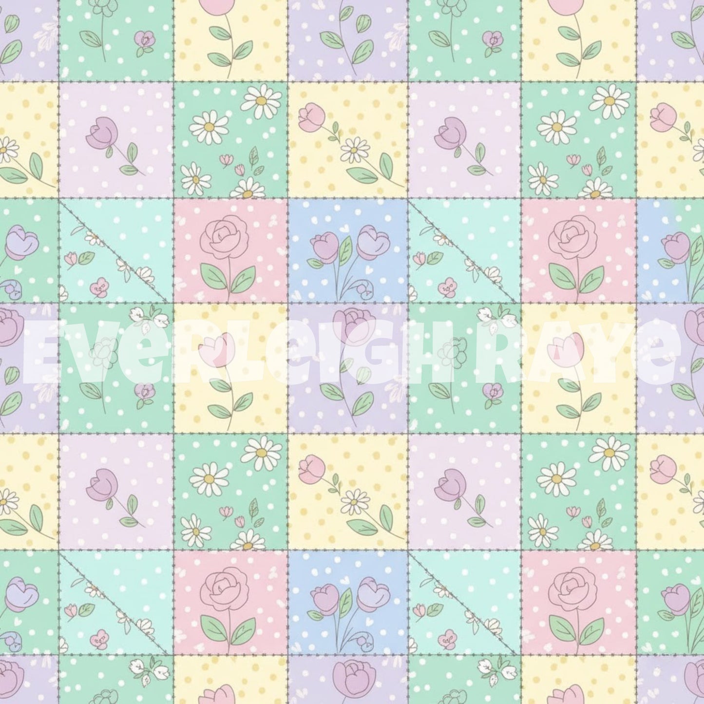Floral quilt