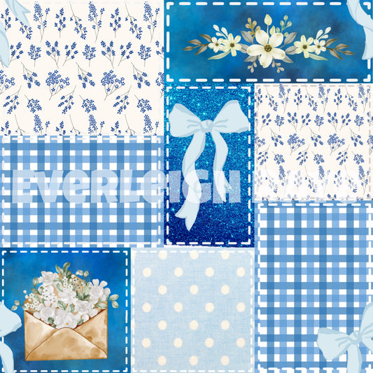 Blue floral