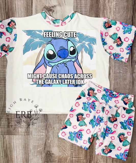 4T Comfy Tee biker Upcycle