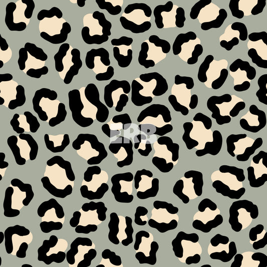 Black/Cream Patchwork Leopard