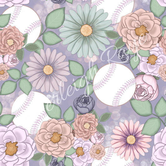 Floral Baseball