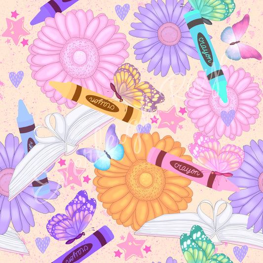 FLORAL CRAYONS