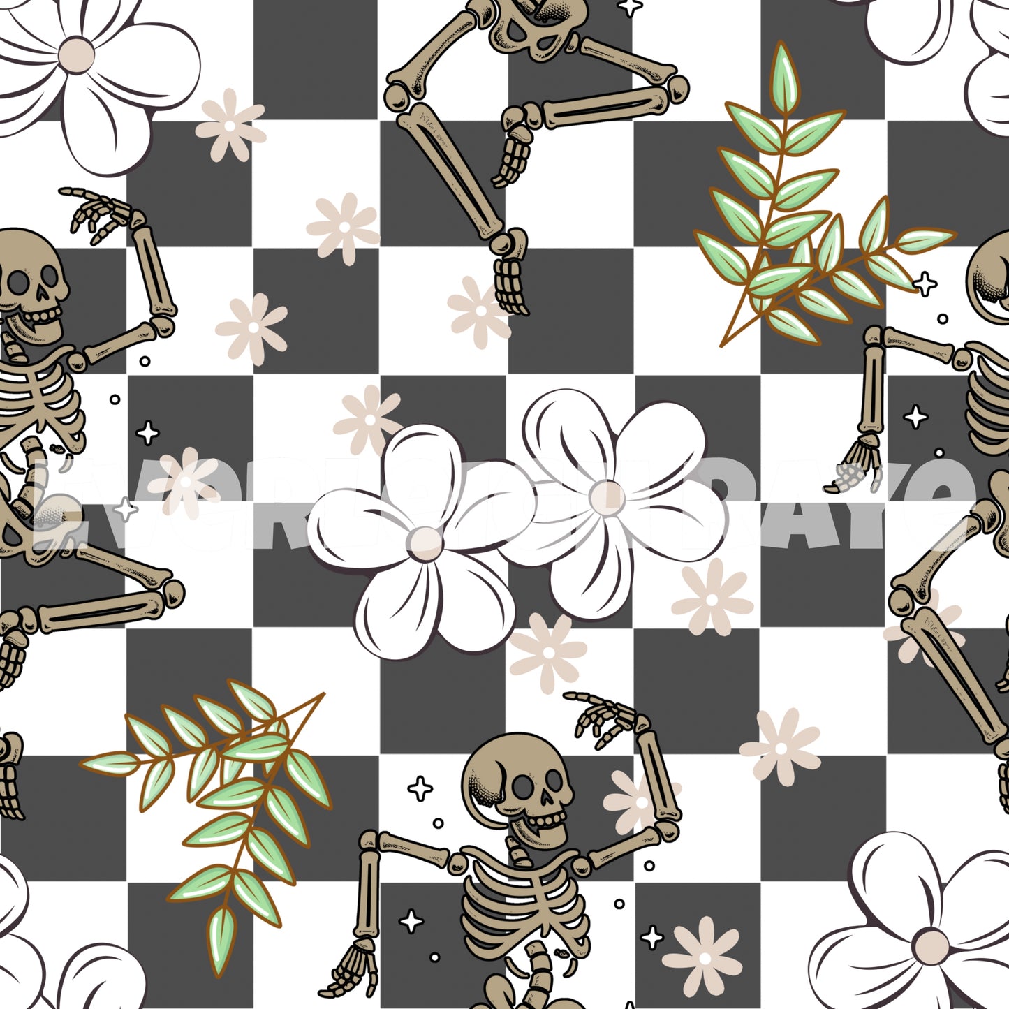 Floral skeleton