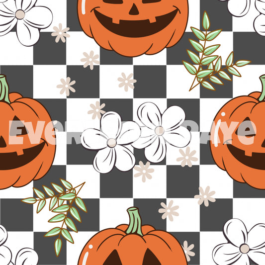 Floral pumpkin