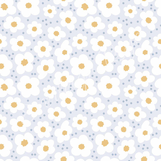DAINTY BLUE FLOWERS