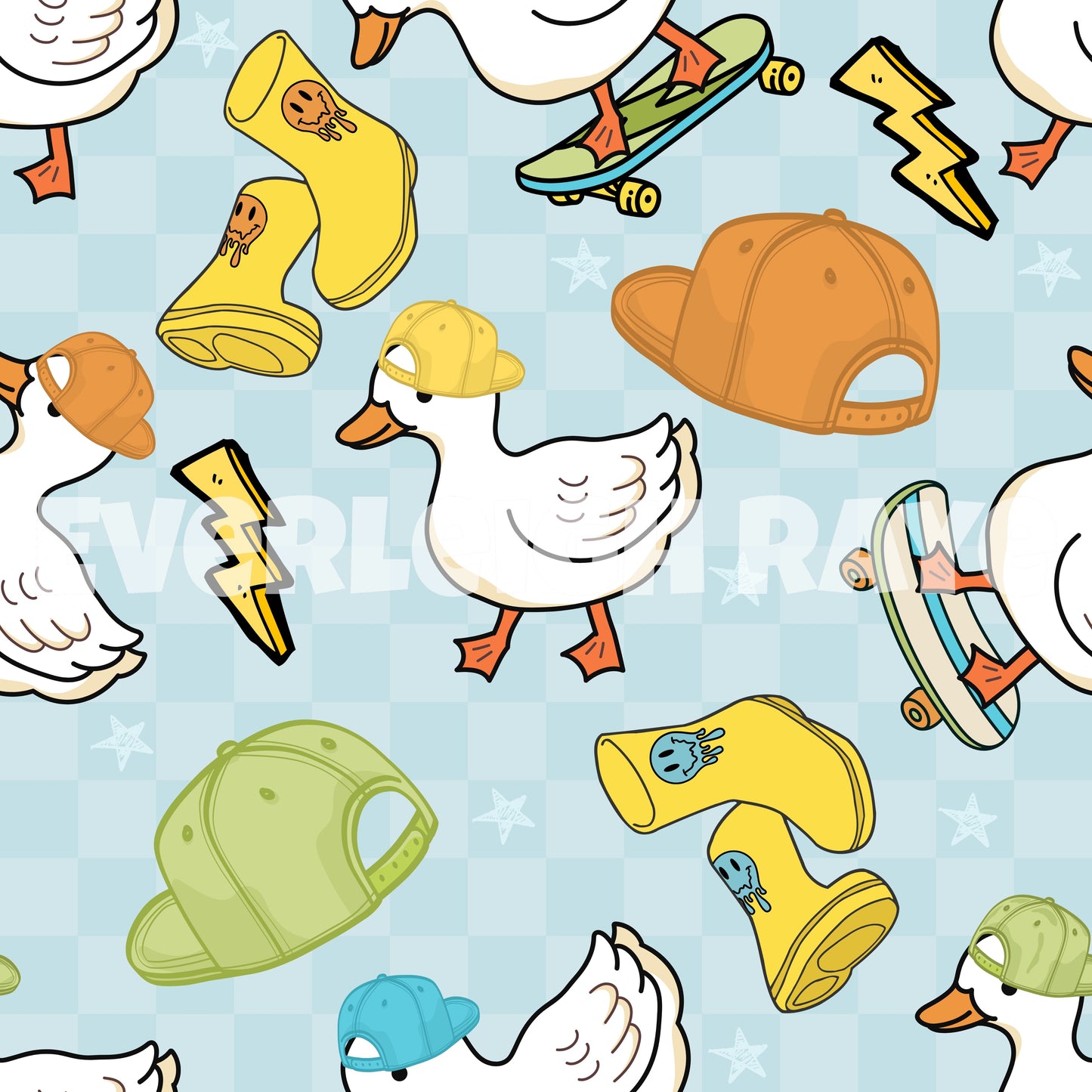 Skateboarding Ducks