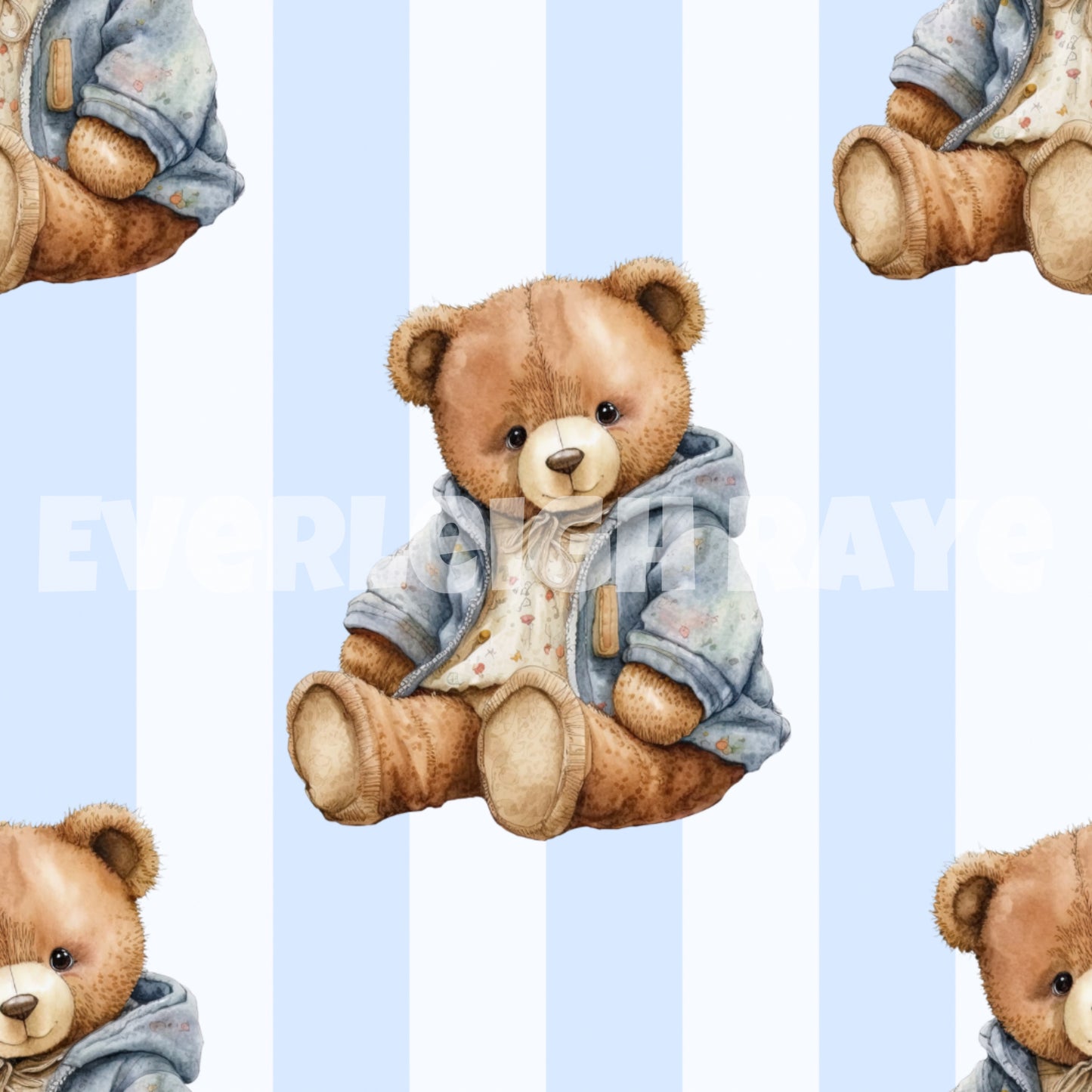 Blue teddy